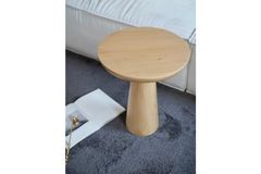 Tucas Home Mushroom Bijzettafel, 40 cm, Natuurlijke Kleur