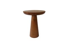 Mushroom Side Table, 70 cm, Walnut