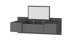 Arnetti Massarosa Make-up Tafel, Antraciet