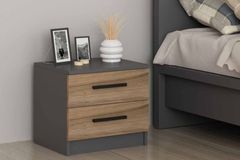 Tideway Nachtkastje, Antraciet en Walnoot