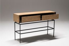 Palazzo Console Table, Oak