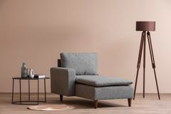 Pafu Lungo Chaise Longue, Grijs