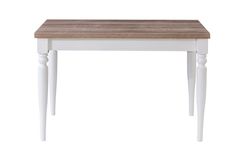 Coleman 4 - 6 Seat Extendable Dining Table, Oak & White