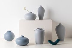 Rex Ceramic Vase, Grey