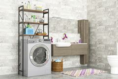 Clare Bathroom Cabinet, Walnut