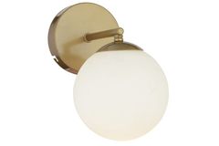 Apliqa Sidra Wandlamp, Mat Goud