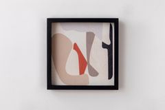 Rune Dubbele Travertijn Gestructureerde Tafel, 40x40 cm