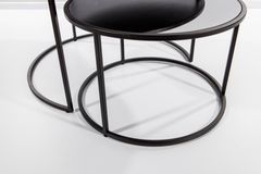 Circles Salontafel, Zwart en Rookgrijs