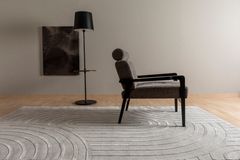 Hiromi Machinetapijt, 80x150 cm, Grijs