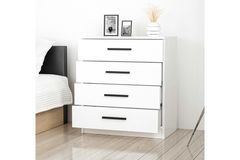 Tideway Ladekast met 4 Lades, Wit