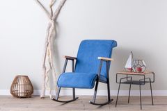 Pafu Yoka Schommelstoel, Blauw