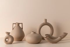 Buccina Duo Vase, Cream