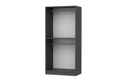 Medway Tideway Kledingkast met 2 Vakken, 210 cm, Antraciet