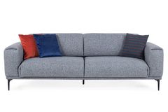 Softy 3-Sitzer Sofa, Grau