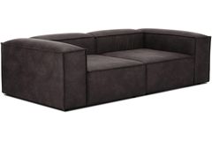 Frid Nubuck 2-Zitsbank, Zwart