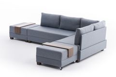 Fly Hoekbank Rechts, Blauw