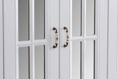 Country West Kledingkast met 6 Deuren, Wit