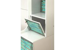 Summer Stapelbed met Bureau, 90x190 cm, Wit