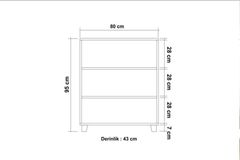 Leva Forest Ladekast, Pijnboom