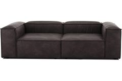 Frid Nubuck 2-Zitsbank, Zwart