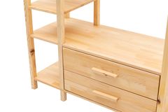 Ranch Open Kledingkast met 2 Lades