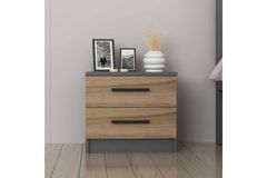 Tideway Nachtkastje, Antraciet en Walnoot