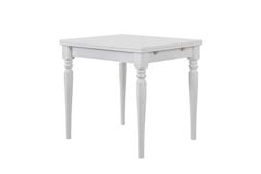 White Keukentafel, 80x70 cm