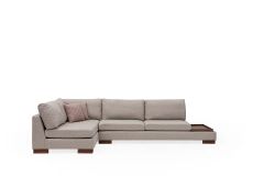 Tulip Hoekbank Rechts, Creme (Zonder pouf)