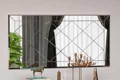 Mone Saga Decoratieve Baklava Patroon Halspiegel