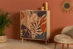 Palm Multifunctionele Kast met Houten Poten