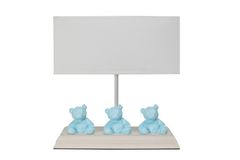 Misto Bears Table Lamp, Blue