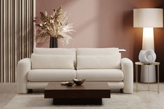 Lilly Boeket 3-Zitsbank, Crème