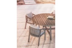 Monte Carlo Round Tuinset, 6 Zits, Creme