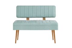 Vina Stoffen Bank Met Opbergruimte, Atlantisch Pistache Groen