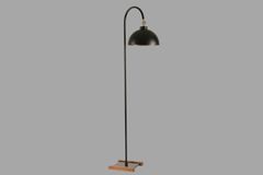 Marcella Retro Vloerlamp, Zwart