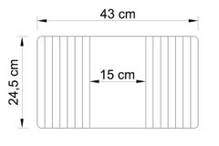 Elbow Sofa Arm Tray, Cream