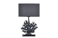 Coral Table Lamp, Dark Grey