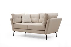 Mapa Two Seater Sofa, Beige Sand