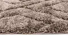 Lucca Shaggy Tapijt, 80x150 cm, Bruin