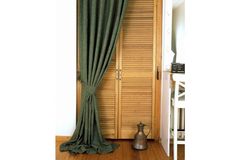 Massarelli Zia Decoratief Gordijn, 60x260 cm, Groen