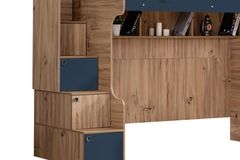 Renna Stapelbed met Kast & Bureau, 90x190 cm