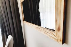 Wood Decoratieve Wandspiegel Cardie, 120x50 cm