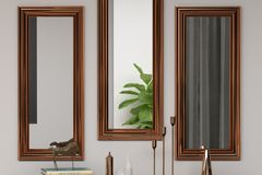 Mona Spiegelset, 3 Stuks, Brons