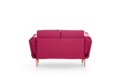 Futon Nina 2-Zitsbank, Bordeauxrood