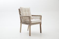 Pirus Rattan 3+1+1 Tuinloungeset, Beige