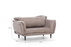 Futon Vino 2-Zitsbank, Nertskleur
