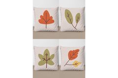 Herfst Kussensloopset, 4-delig