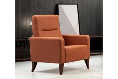 Polia Hoekbank en Fauteuil, Steenrood