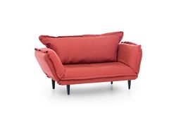 Futon Vino 2-Zitsbank, Steenrood