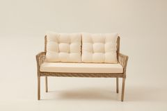 Pirus Rattan 2+1+1 Tuinloungeset, Beige